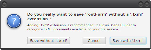 Kořenový widget formuláře, základní rozdělení