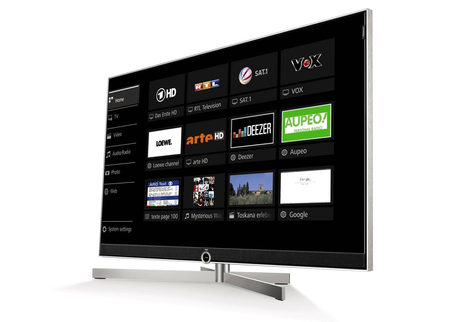 Jedna z variant čtyřramenného stolního podstavce.