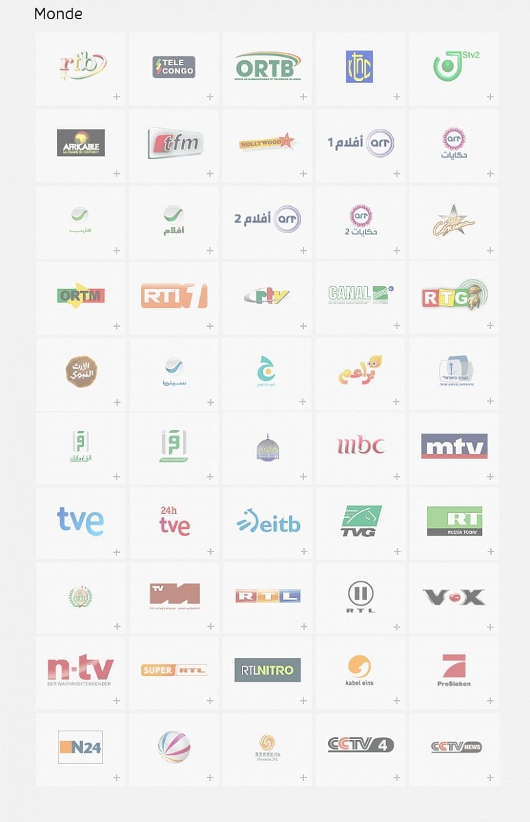 Programová nabídka tarifů SFR a nabídka tarifu SFR Premium