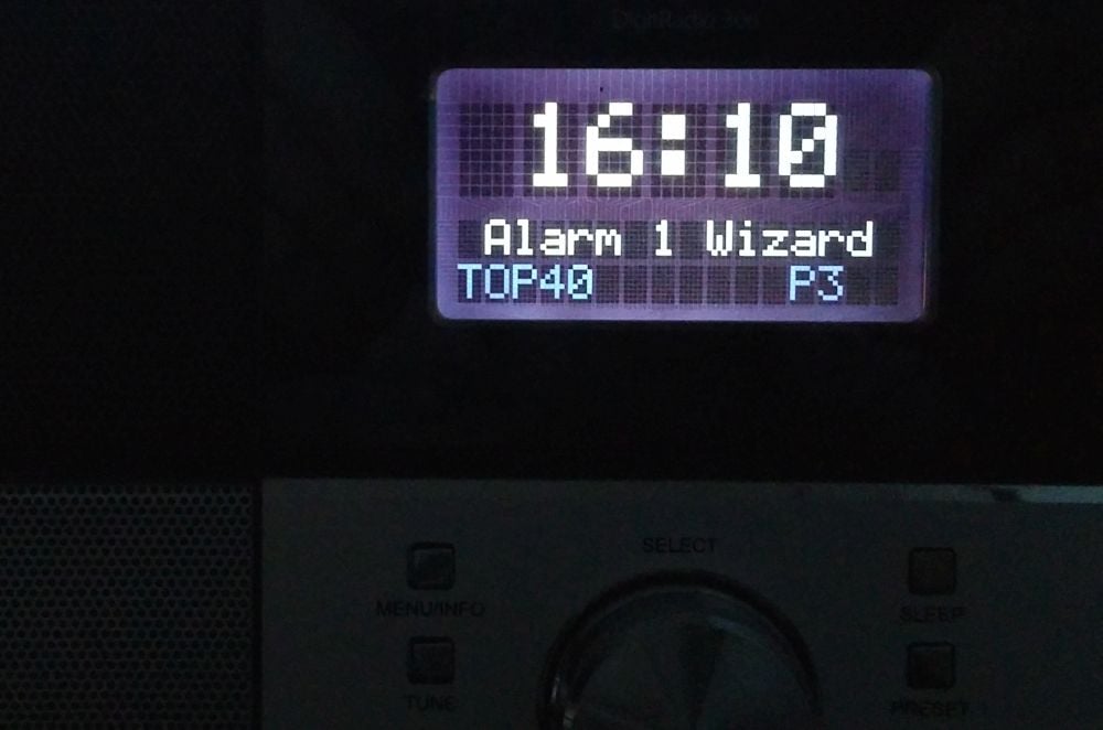 Technisat DigitRadio 306 - Budík - průvodce