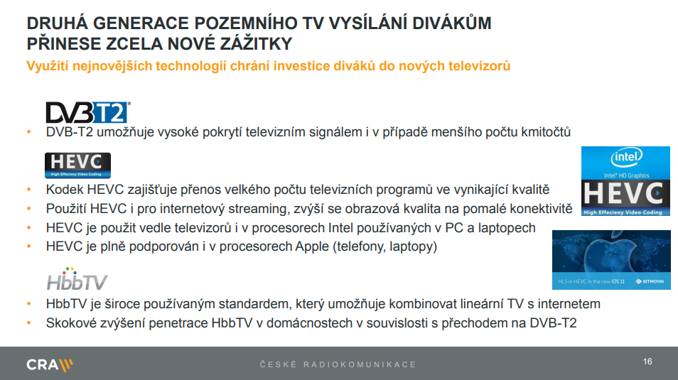 Prezentace o DVB-T2 - Marcel Procházka, ČRA (listopad 2017)