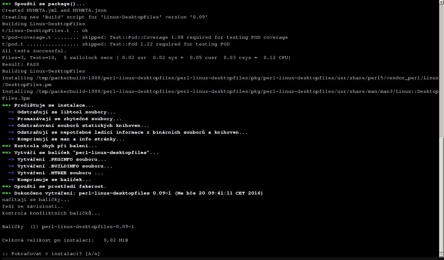 Arch: konfigurace hlavního menu JWM