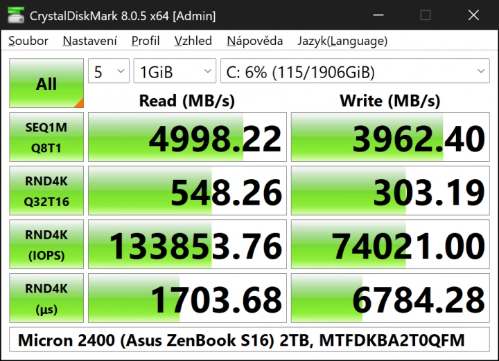 Asus Zenbook S 16