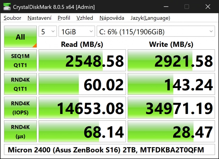 Asus Zenbook S 16