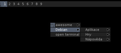 Awesome: výchozí stav