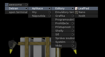 Awesome: výchozí stav