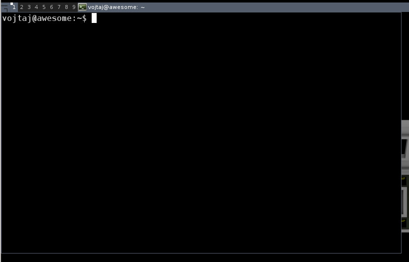 Awesome: výchozí stav
