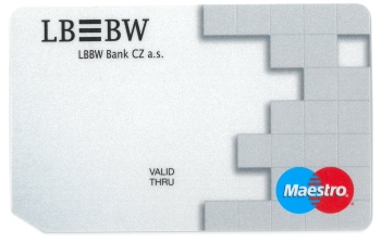 Platební karta LBBW Bank.