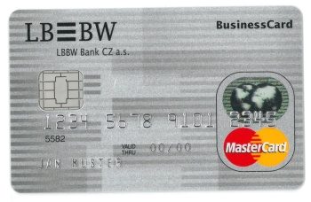 Platební karta LBBW Bank.