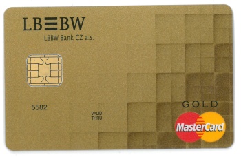 Platební karta LBBW Bank.