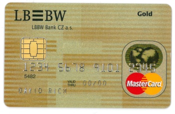 Platební karta LBBW Bank.