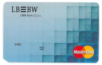 Platební karta LBBW Bank.