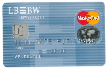 Platební karta LBBW Bank.