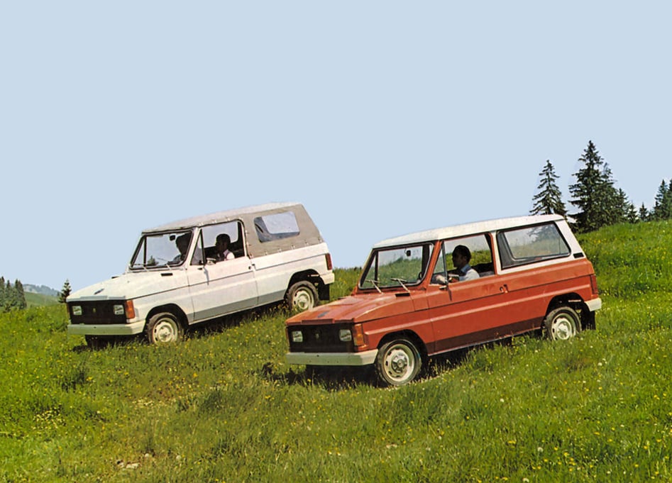 Malé ARO 10 z rumunského Cimpulungu se k nám dováželo v těchto dvou provedeních a spoléhalo na čtrnáctistovku o výkonu 62 koní