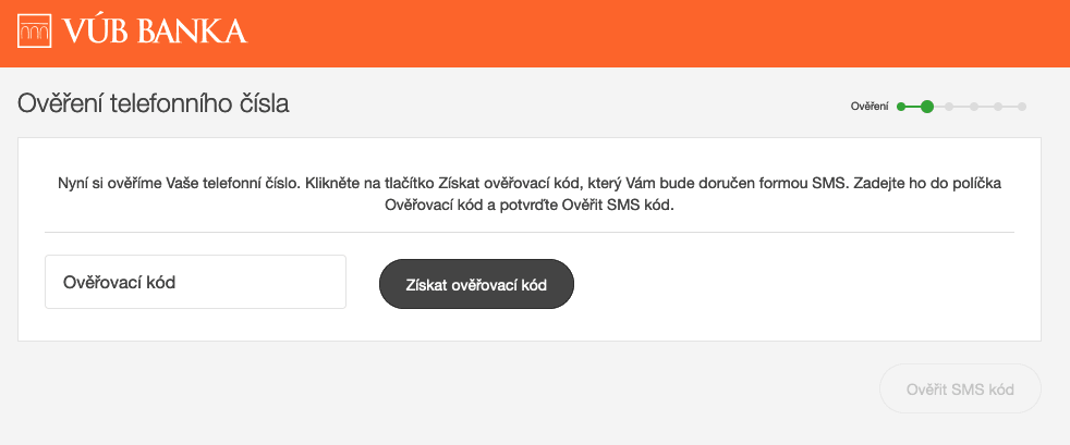 Proces založení finančního produktu "Spořicí účet bez limitů" od Všeobecné úverové banky (15. 11. 2022)