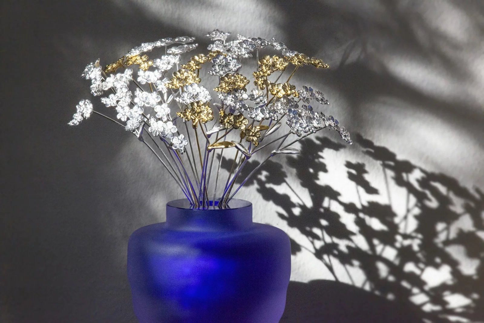 Šperkové květiny od GIYOU - pomněnky