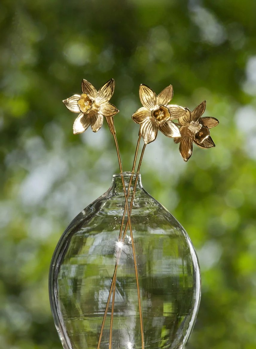 Zlaté šperkové květiny od GIYOU