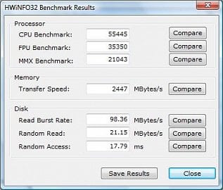 HWiNFO32 - Multithread