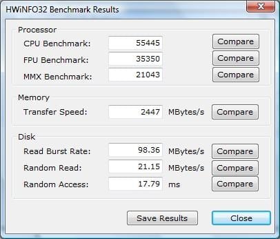 HWiNFO32 - Multithread
