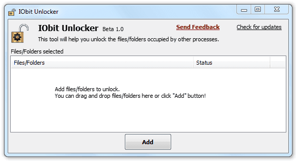 IObit Unlocker - odstranění zablokovaných souborů a složek
