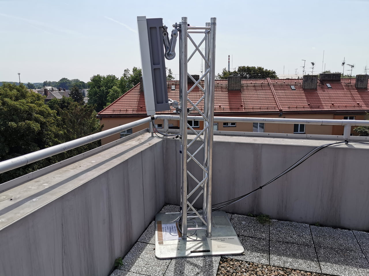 Testovací 5G síť O2 v Kolíně na frekvenci 3,5 GHz