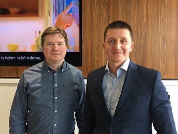 Vývoj Microsoft Dynamics CRM v Praze, Martin Koštál vlevo.