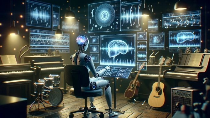 AI - hudba - skladatel - robot