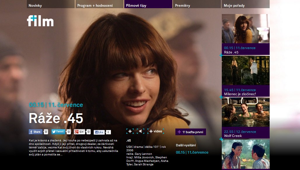 Film+ provedl redesign svého webu, nabízí hodnocení filmů