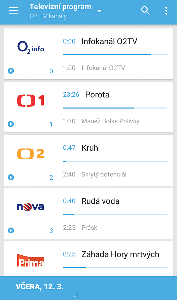 O2 TV v mobilu