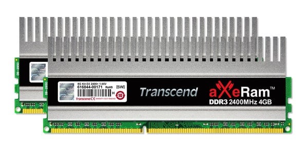 Paměťové moduly Transcend aXeRam 2400 MHz