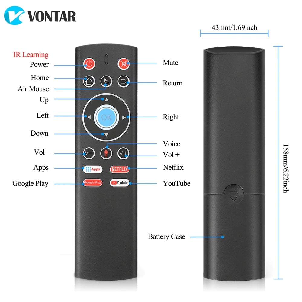 Ovladače a klávesnice HK1 Mini+