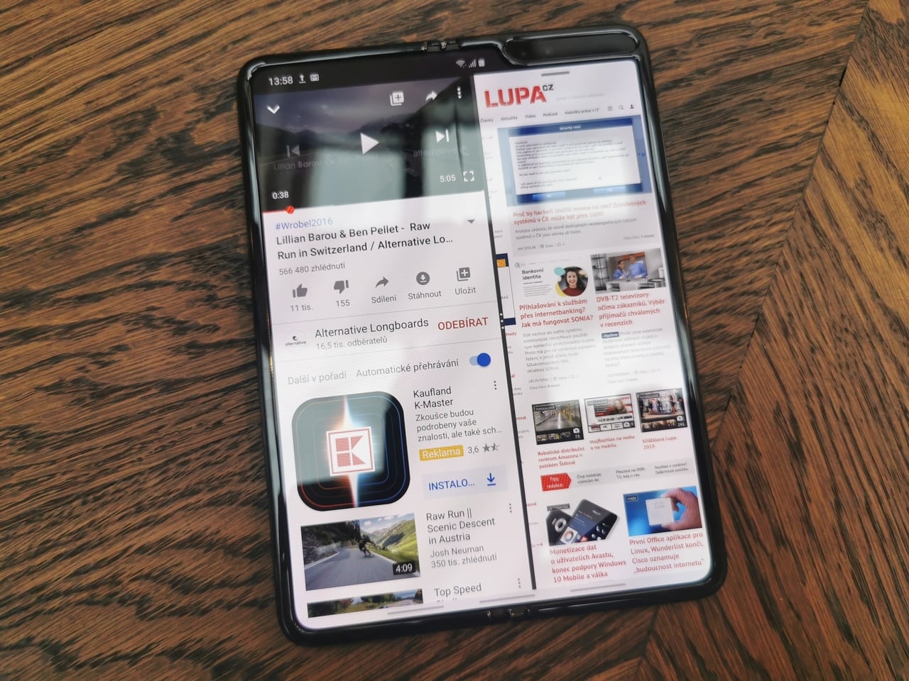 Samsung Galaxy Fold s ohebným displejem dorazil do Česka