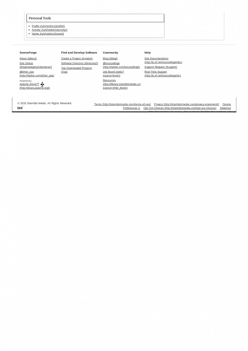 SourceForge: spravované projekty