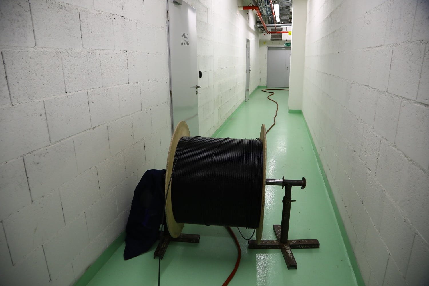 Zafukování optického kabelu