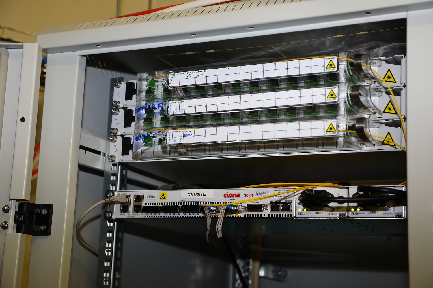 Zafukování optického kabelu