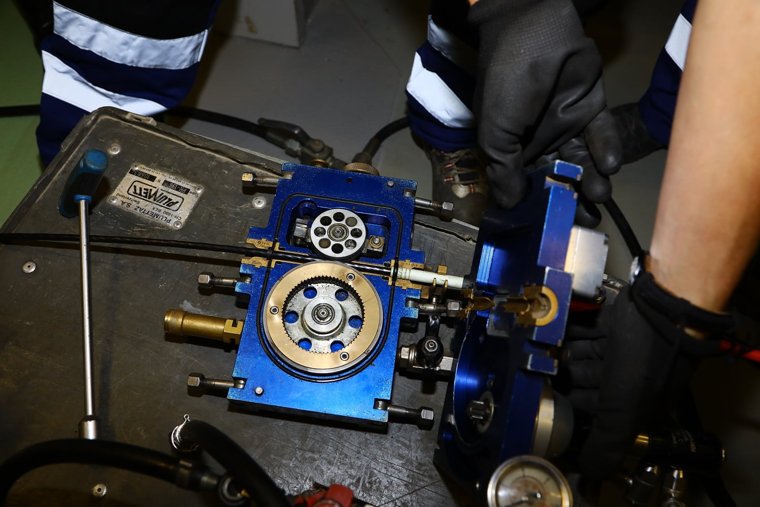 Zafukování optického kabelu