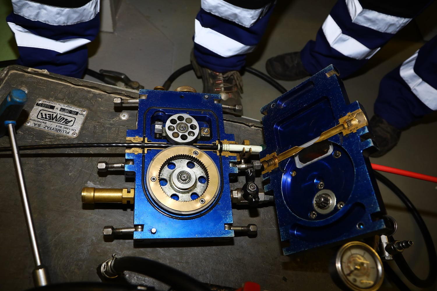 Zafukování optického kabelu