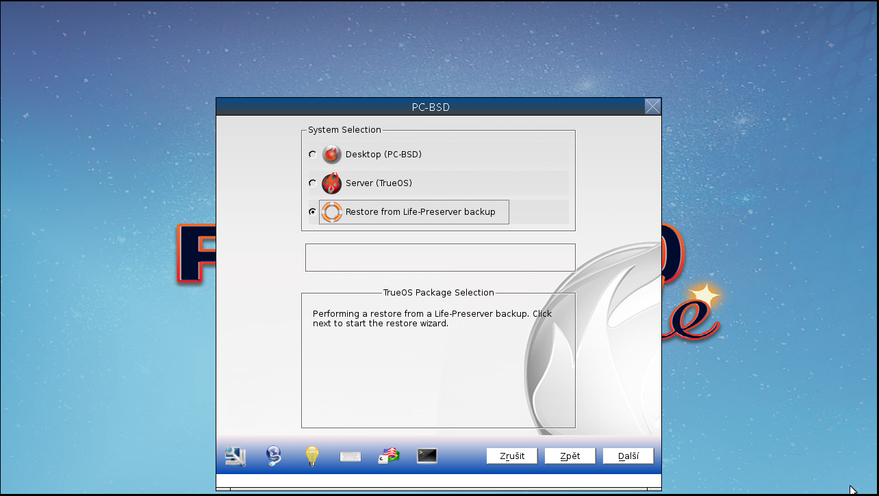 Instalace PC-BSD