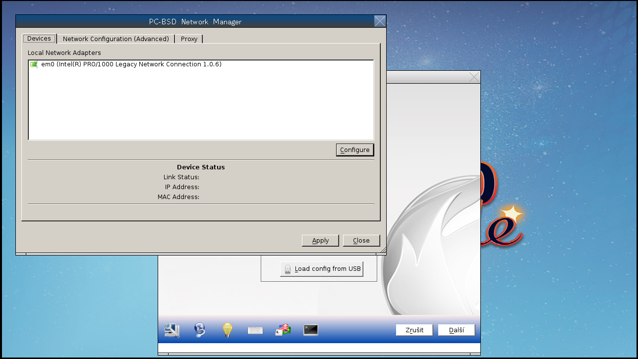 Instalace PC-BSD