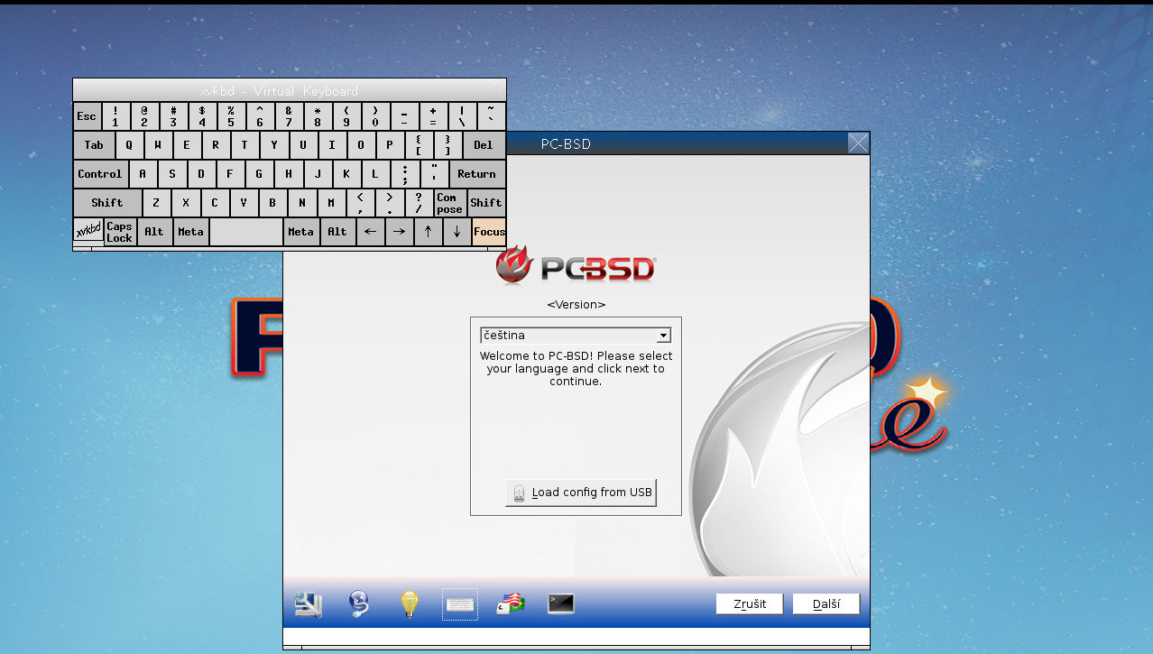 Instalace PC-BSD