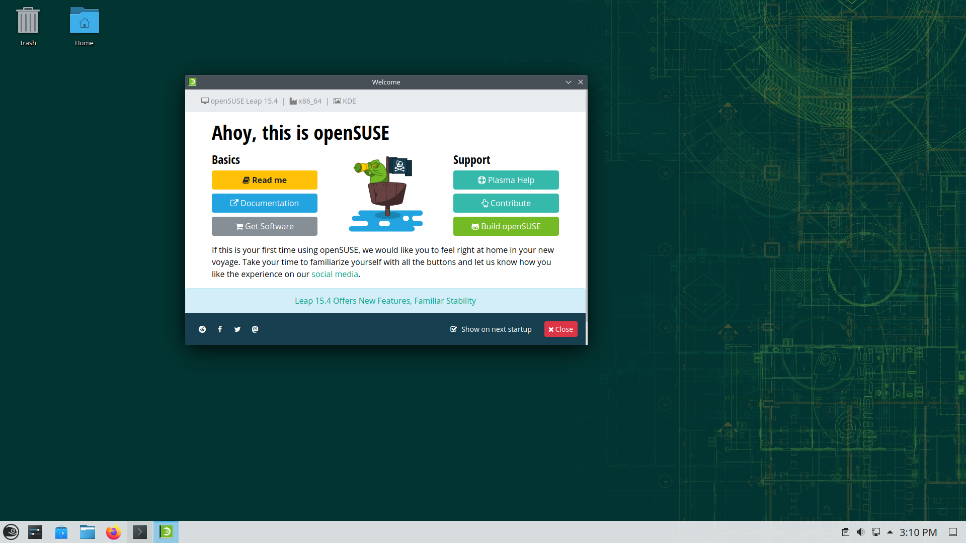 openSUSE 15.4 Leap