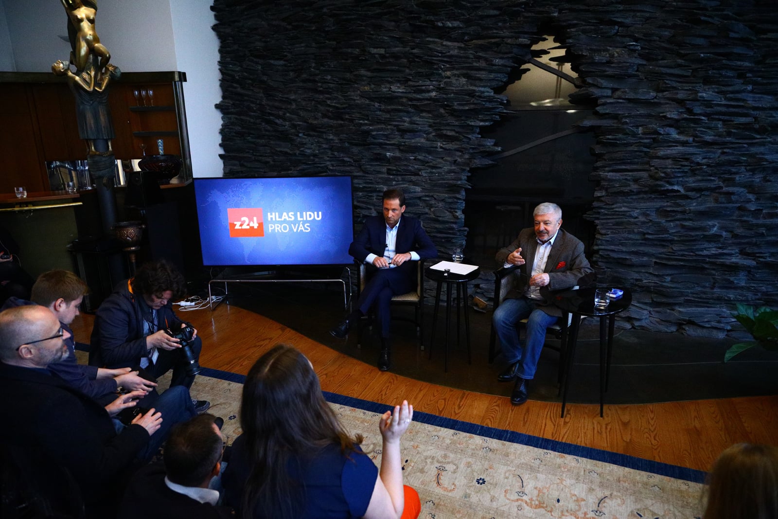 Tisková konference chystané zpravodajské televize Z24