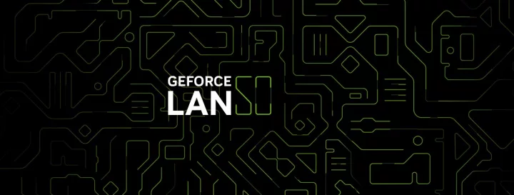 Vizuál lákající na akci GeForce LAN 50