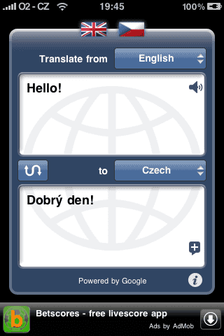 <p>Překlad iTranslate</p>