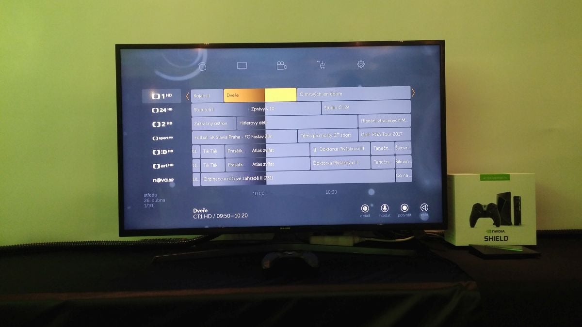 Kuki TV na Nvidia Shield 2017 (aplikace)
