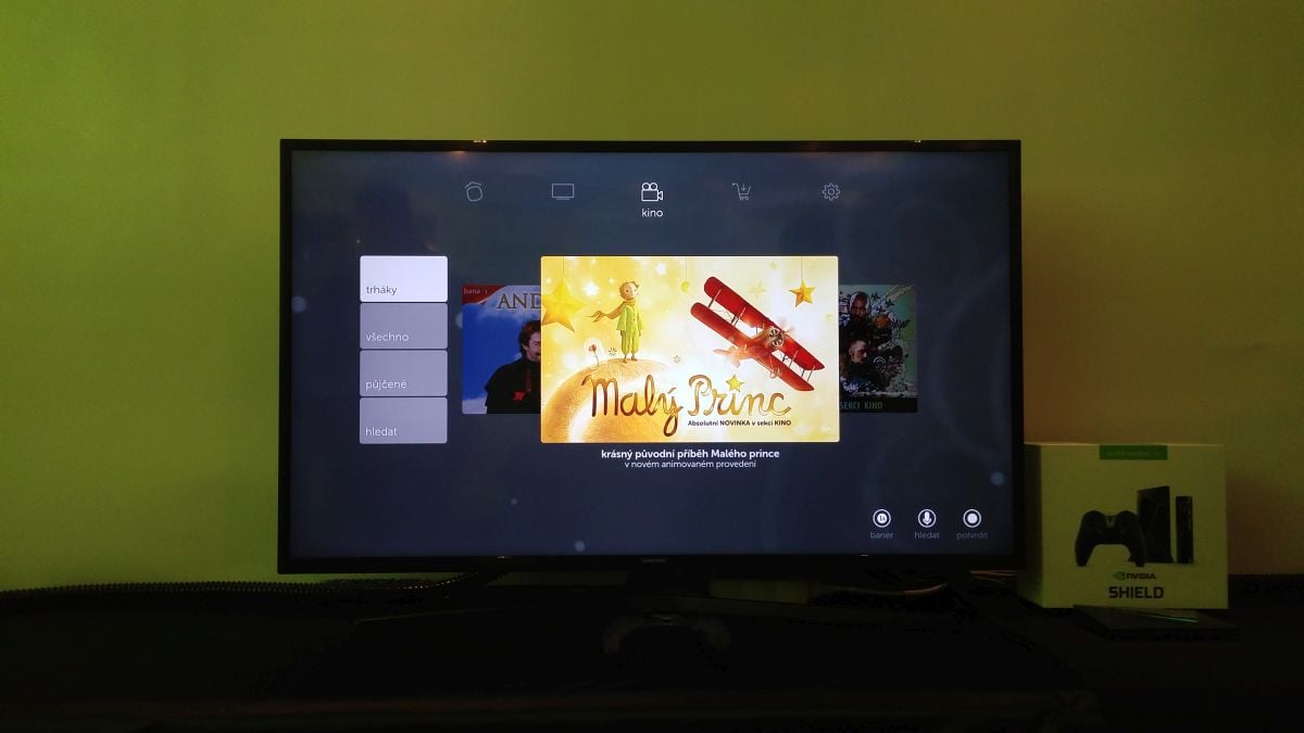 Kuki TV na Nvidia Shield 2017 (aplikace)