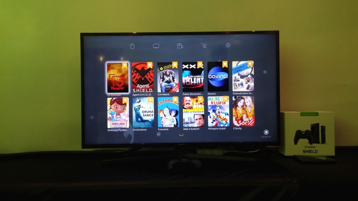 Kuki TV na Nvidia Shield 2017 (aplikace)