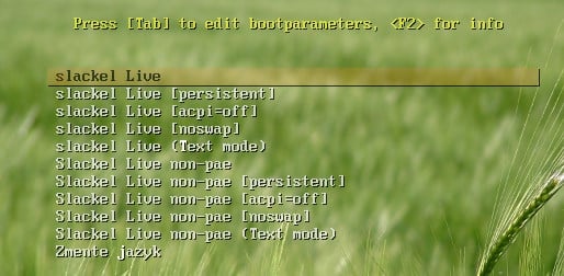 Slackel Live - instalace