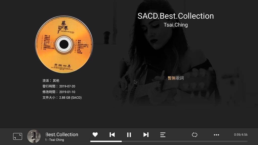 Zidoo Z1000 - Music Player 5.0