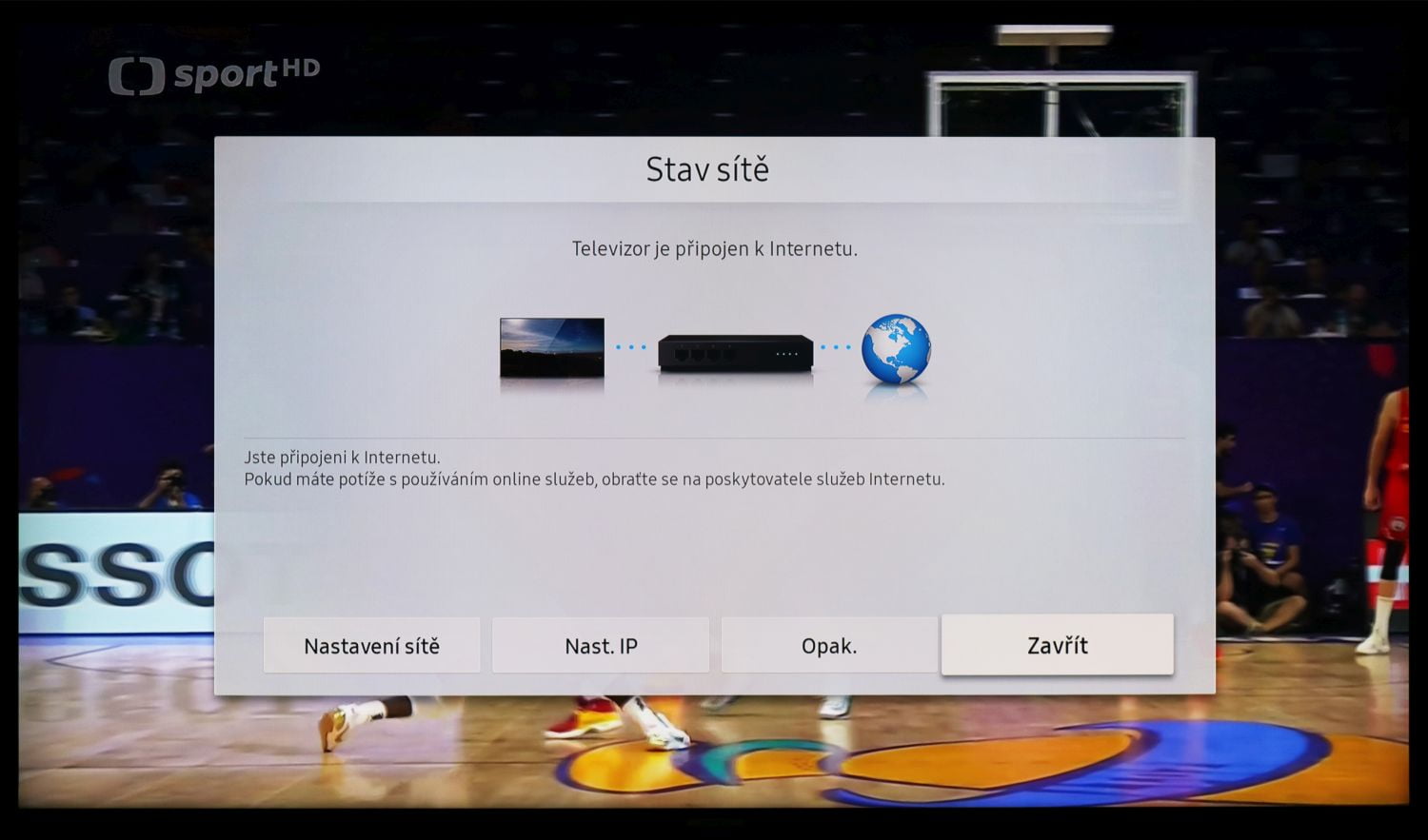 Samsung QE49Q7F - menu nastavení